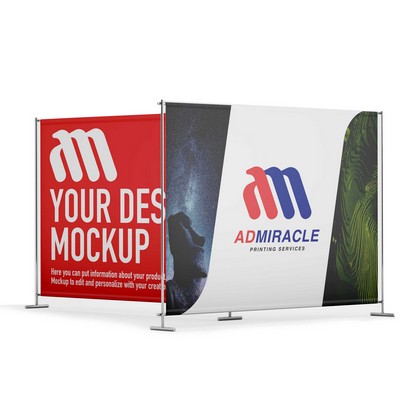 Backdrop 8' x 10' - BANNER AND STAND