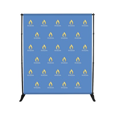 6' x 8' Step and Repeat Adjustable Banner Stands (Graphic only)