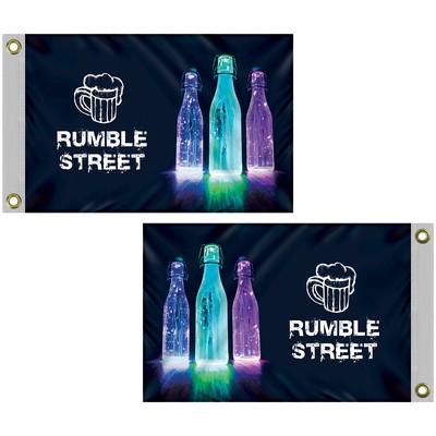 12" x 18" Standard Digitally Printed Double Sided Knit Poly Flag