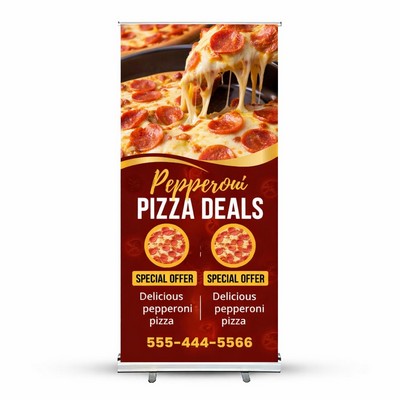 Economy Roll Up stands Package (33" x 81")