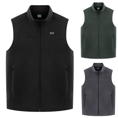 Men Lightweight Warm Sleeveless Windproof Thick Vest