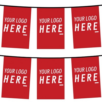 30'' PVC Rectangular Pennant String