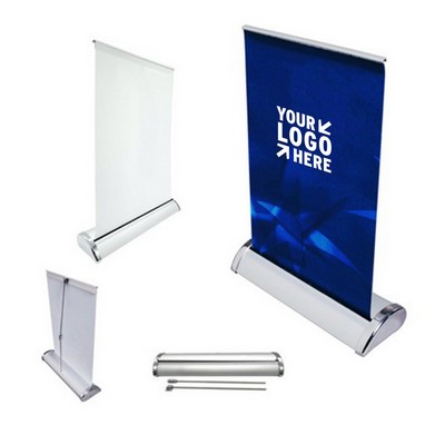 Imprinted Retractable Tabletop Banners