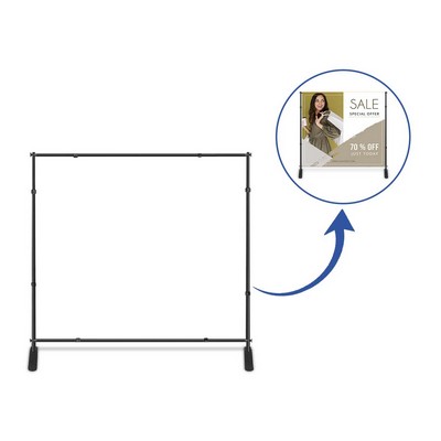 Adjustable Banner Frame - Hardware only (10' x 8')