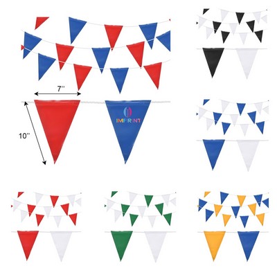 60" PVC Triangle Pennant String