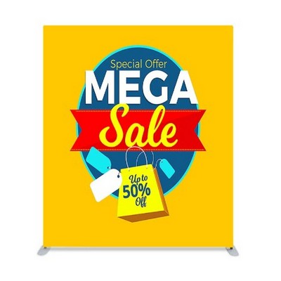 20' x 10' Straight Pillow Case Backdrop (Graphic only)