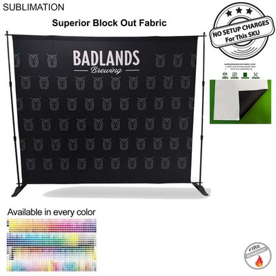 10' Exhibitor Expanding Display Kit, Wall, Backdrop, Superior Block Out Fabric