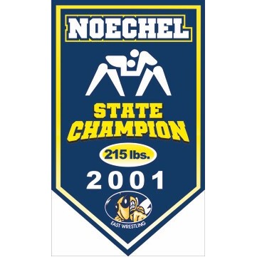 Polyester Banner 2.5'x5' fabricPolyester Banner, full color w/grommets