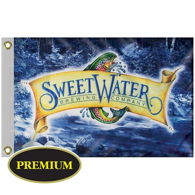 2' x 3' Digitally Printed Knitted Single Reverse Polyester Flags