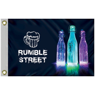 12" x 18" Standard Digitally Printed Single Reverse Knit Poly Flag