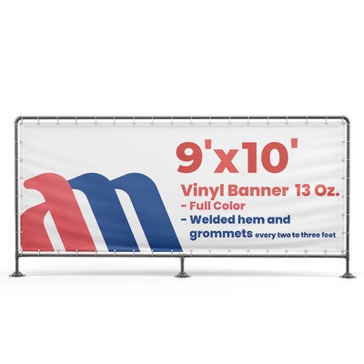 Banner 9'x10' Vinyl 13 Oz. Full Color