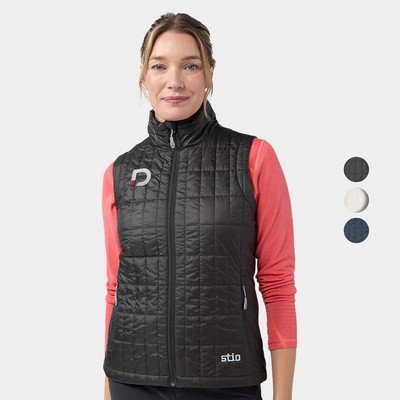 STIO® Recycled Women's Azura Insulated Vest with Custom Logo