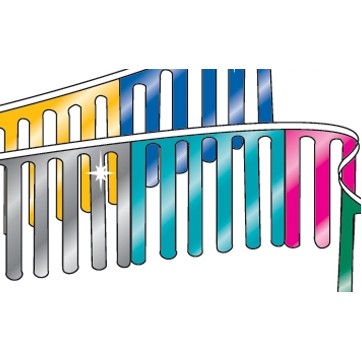 30' Metallic Fingerstone Pennant