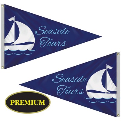 4' x 6' Double Sided Knit Polyester Pennant