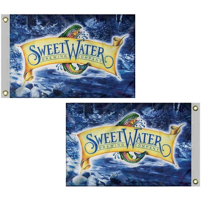 2' x 3' Standard Digitally Printed Double Sided Knit Poly Flag