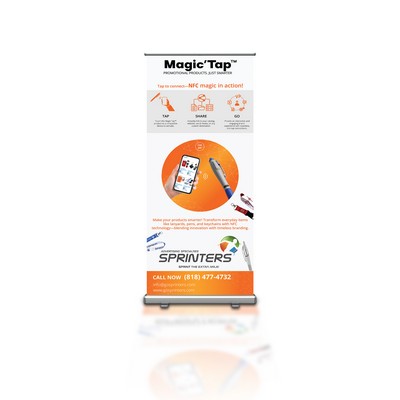 Roll Up Retractable Banner - 32" X 71"